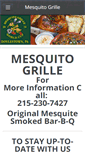 Mobile Screenshot of mesquitogrille.com