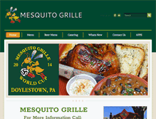 Tablet Screenshot of mesquitogrille.com